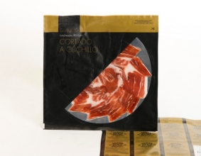 PLATO JAMÓN IBERICO CORTAZO A CUCHILLO