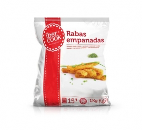 Rabas empanadas congeladas