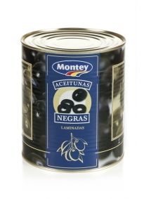 ACEITUNA NEGRA LAMINADA 3,3KG MONTEY