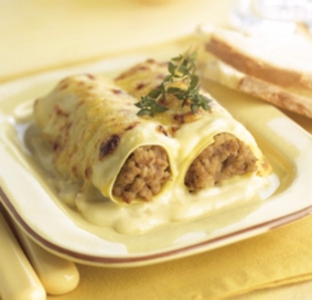 BANDEJA CANELONES DE CARNE