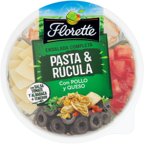 ENSALADA COMPLETA PASTA Y RÚCULA