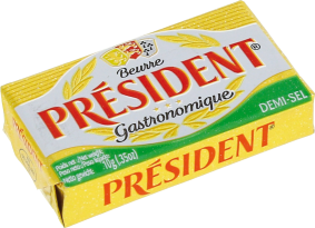 MANTEQUILLA MICROPASTILLA PRESIDENT 10G