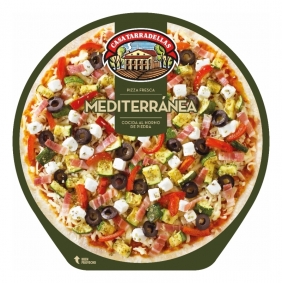 PIZZA MEDITERRANEA  QUESO CABRA CASA TARRADELLAS