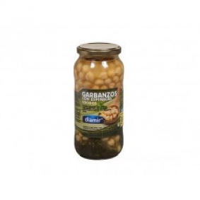 TARRO GARBANZO CON ESPINACAS DIAMIR