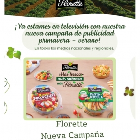 Florette ya está en televisión con la nueva campaña de Primavera - Verano